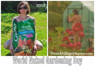 French Village Diaries World Naked Gardening Day 2019