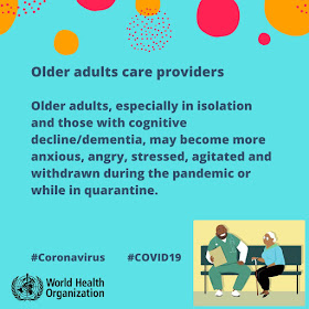 Older adults advice from the World Health Organisation