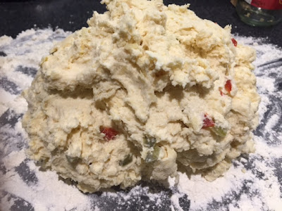 Cheese and Jalapeno Scone dough