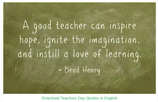 Teachers day Quotes