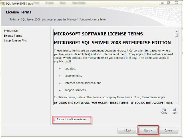Cara Install SQL SERVER 2008