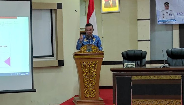  Sekda Mie Go Pimpin Rakor Penyusunan Rencana Aksi Penerapan SPM Kota Pangkalpinang