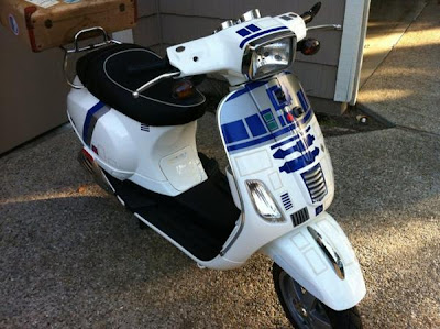 фото  Мопед фаната "Звёздных войн" star wars moped