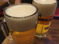 横浜西口龍王でビール
