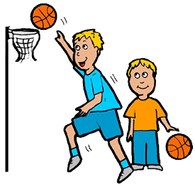 playing basketball photo