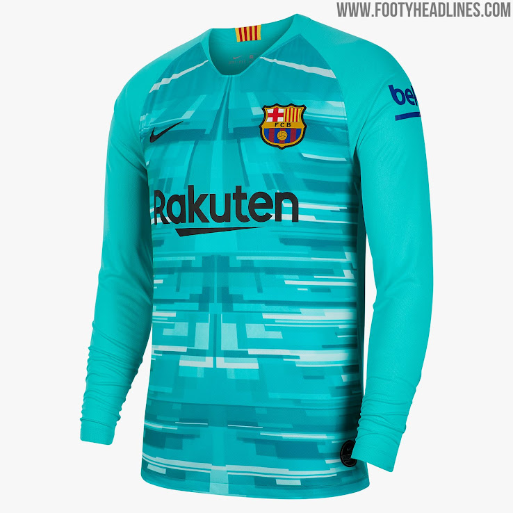 Barcelona 19 20 Goalkeeper Home Kit Released Footy Headlines