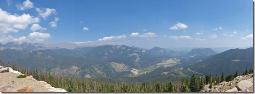 Rocky Mountain National Park, eastern portion Trail Ridge Road