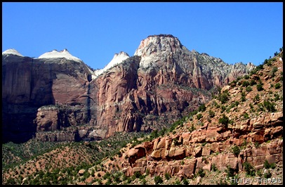 Formidable cliffs of Zion NP