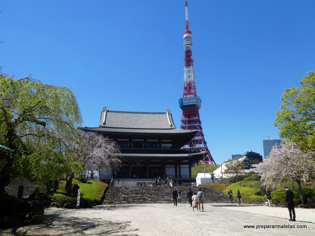 Zoo-ji templo para ver en Tokio
