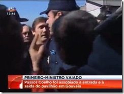 Passos Coelho vaiado.Fev.2012