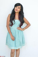 Sahana New cute Telugu Actress in Sky Blue Small Sleeveless Dress ~  Exclusive Galleries 003.jpg