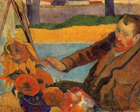 Imagen: Gauguin pintando a su amigo Van Gogh.