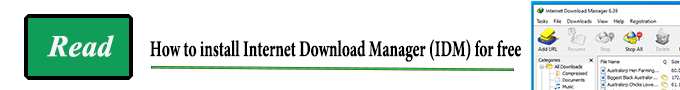 How to Install Internet Download Manager || idm download ||free downloadmanager