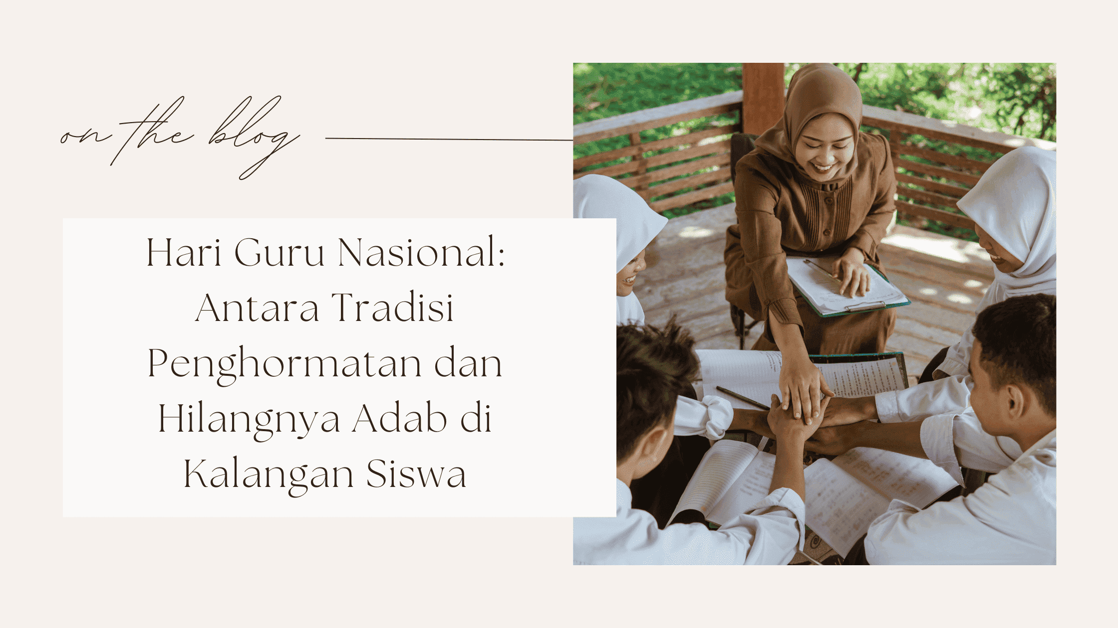 Antara Tradisi Penghormatan dan Hilangnya Adab