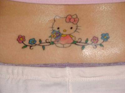 Anime Hello Kitty Tattoos