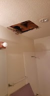 Ceiling repair for leak above