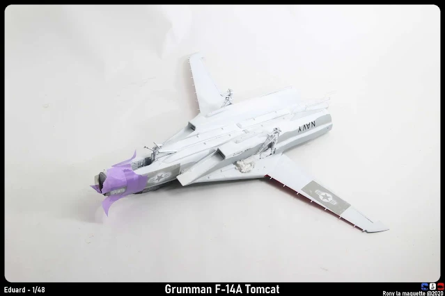 Réalisation des cocardes du F-14A Tomcat d'Eduard au 1/48