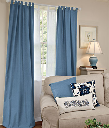 Tab Top Curtains Designs Ideas 2012 Pictures | Room Decorating Ideas