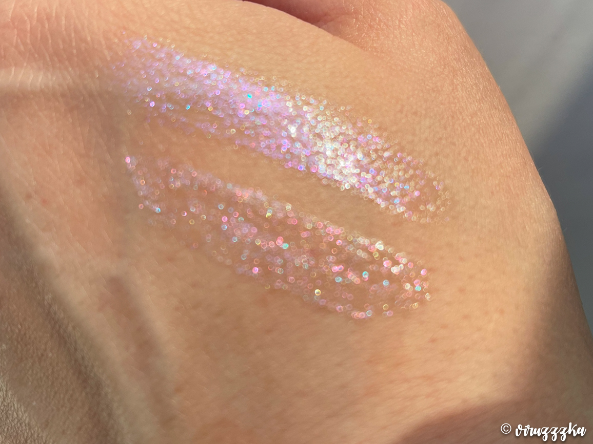 GIRLACTIK 3-in-1 Lip Sparkle Balm Duo Periwinkle и Twinkle Review Swatches