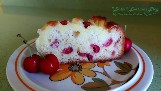 Torta alla Crema e Ciliegie