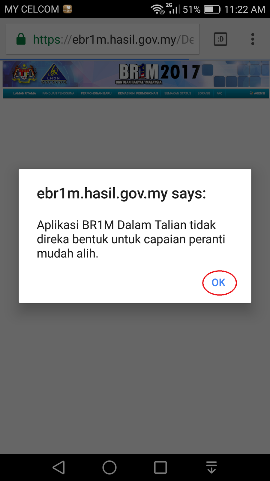 Cara Daftar Dan Kemaskini BR1M 2017 Menggunakan Smartphone 