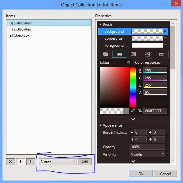 Object Collection Editor