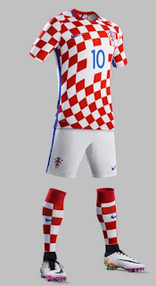 Maillot de l'équipe de Croatie pour l'euro 2016