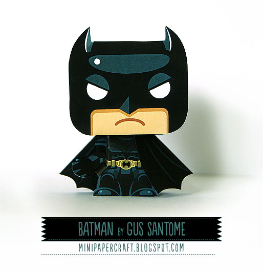 Mini Batman Papercraft
