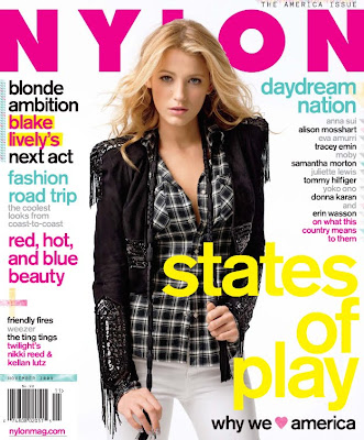 Blake Lively Nylon on Etiquetas  Blake Lively   Nylon