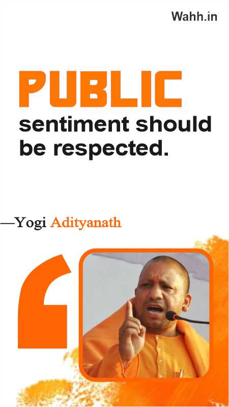 Yogi Adityanath Thoughts English