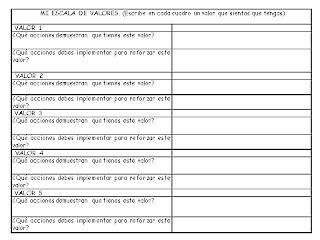 Actividades para hacer el proyecto de vida.