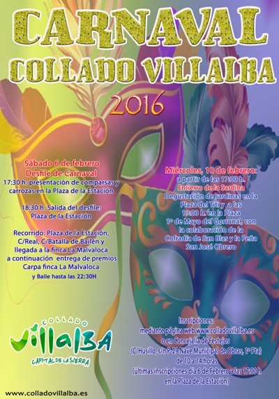 Carnaval 2016 en Collado Villalba