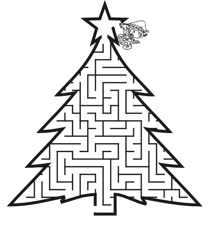 Christmas Tree Coloring Pages For Kids Printable Christmas Tree Coloring Pages For Kids Printable