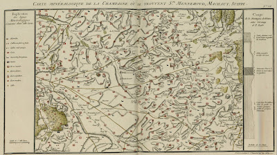 La Champagne mineralogy map