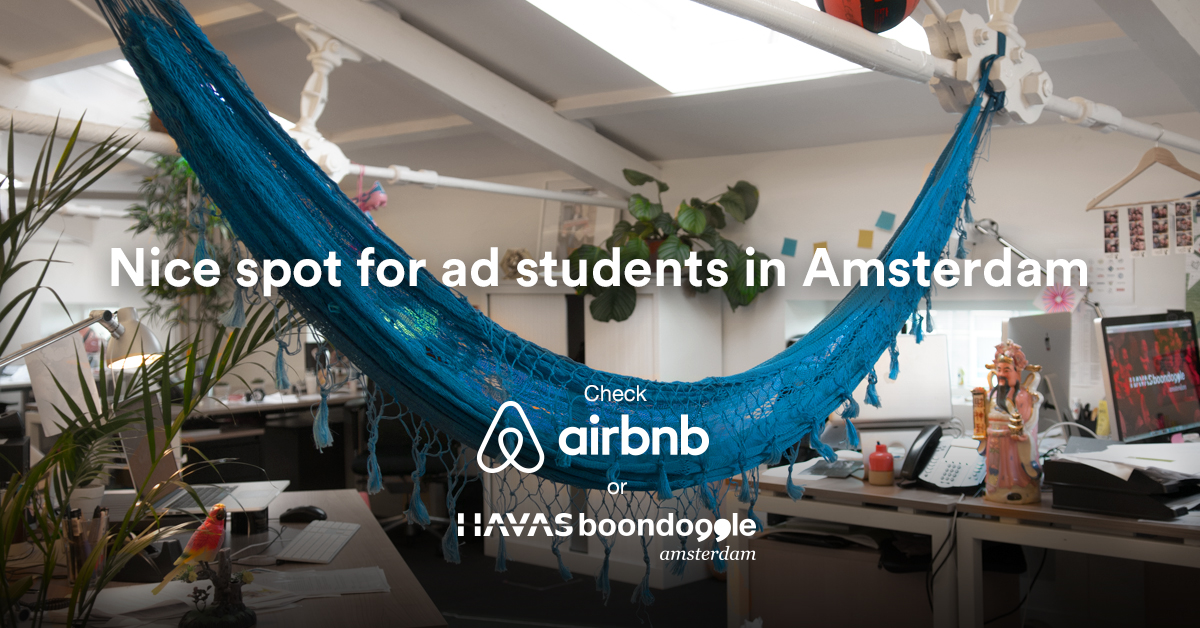 Havas Boondoggle Amsterdam uses Airbnb to recruit Ad Students 