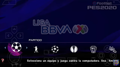 Game PES 2020 PPSSPP Liga MX & Ascenco