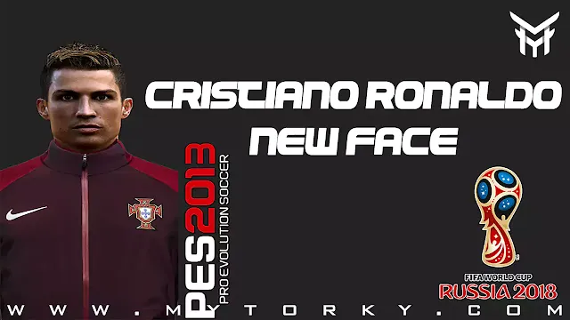 وجه اللاعب كريستيانو رونالدو بالتسريحة الجديدة 2018 لبيس 2013