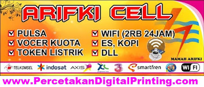 Contoh Desain SPANDUK Dari Percetakan Digital Printing Terdekat