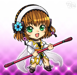 プラムのアトリエ テイルズ オブ エクシリア Tox レイア ロランド ミニキャラ ちびキャラ イラスト プラムのアトリエ テイルズ オブ エクシリア Tox レイア ロランド ミニキャラ ちびキャラ イラスト