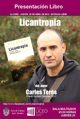 licantropía, llop, llops, lobo, lobos, Carlos Terés Bellés, Torredarques, Torre de Arcas