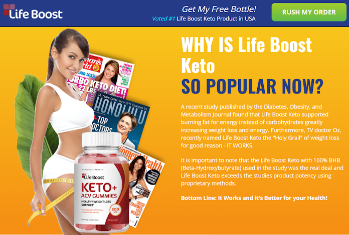 Life Boost Keto Gummies | Increase Metabolism and Energy!