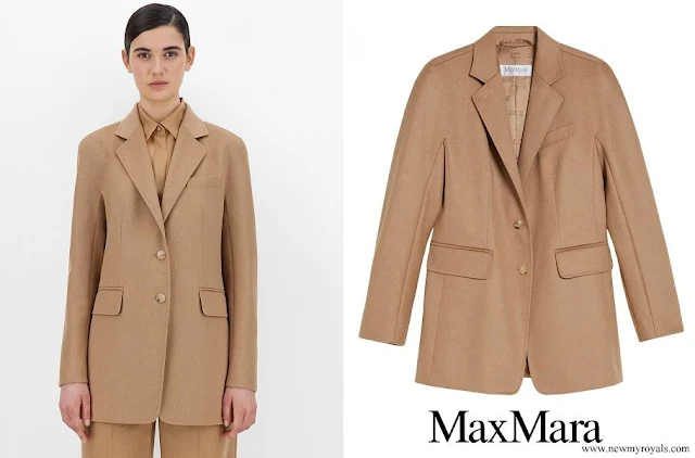 The Duchess of Edinburgh wore Max Mara Camel Blazer