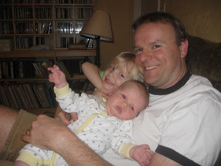 Daddy & the girls - October 20th 2008