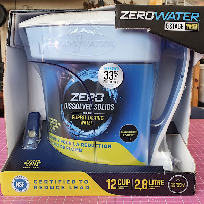 ZeroWater jug in packaging