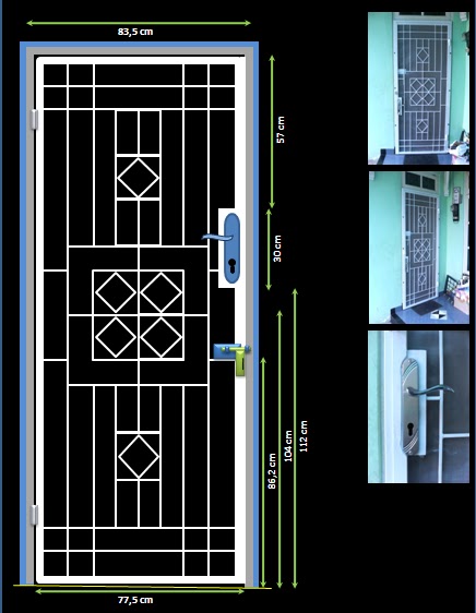 Gading Sembada s Galleries gawang  pintu  minimalis anti 