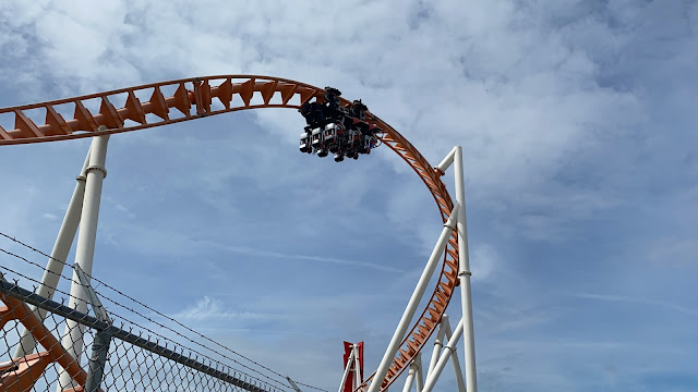 Thunderbolt Roller Coaster Inversion Luna Park Coney Island New York