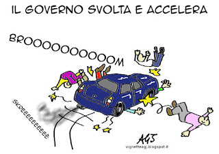 Renzi, Governo, riforme, economia, satira, vignetta