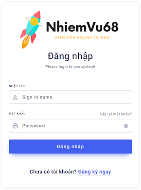 Kiếm tiền bằng nhiệm vụ 68