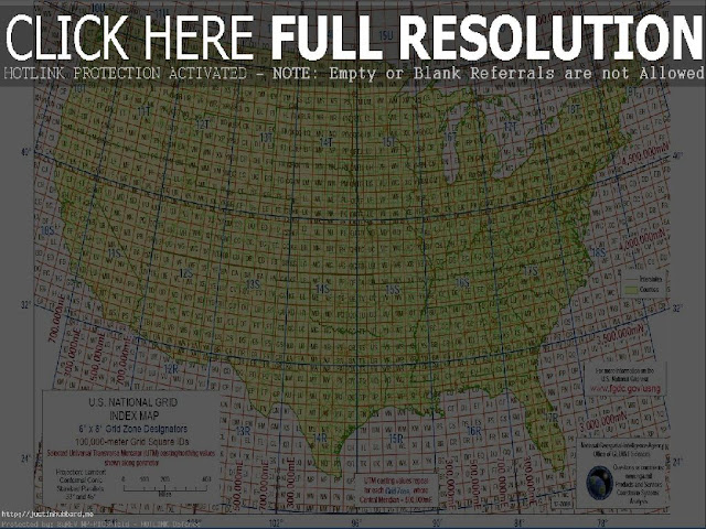 United States Map With Latitude