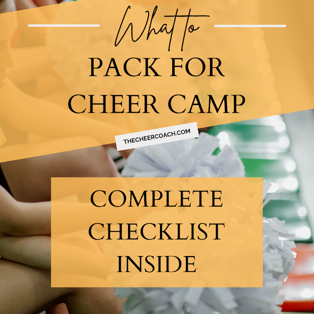 Cheer Camp Packing Checklist